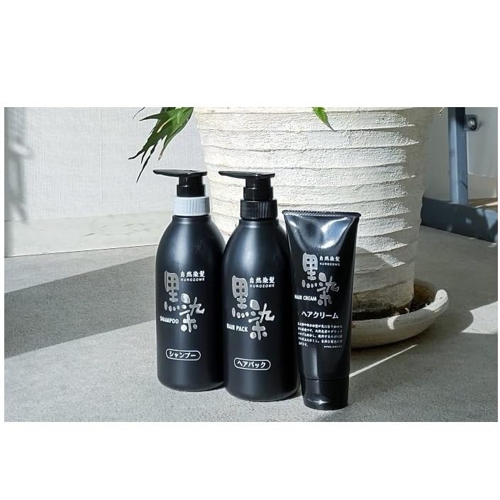 Kurobara Honpo Black Hair Cream 150g Hair Gray Hair (Black Dye, Dye) (x 1)