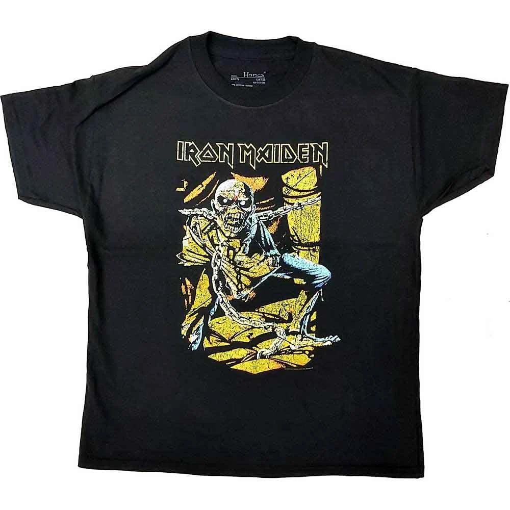 Iron Maiden Piece of Mind Official Childrens Tee T-shirt Boys Kids 160