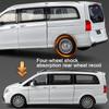 1:24 V260L D9 MPV Model Toy Car Wheel Steering Shock Absorption Doors Opened Models High Simulation Cars Models Boys Gifts