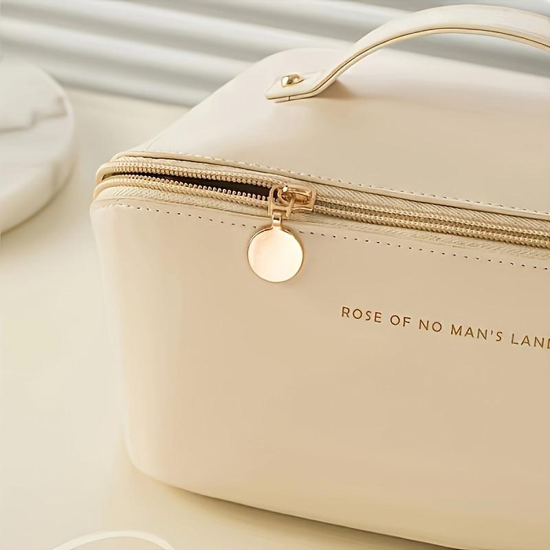 Borsa Cosmetica da Viaggio Grande Capacità Multifunzionale Impermeabile Portatile Organizzatore Trucco con Manico Ideale per Viaggio