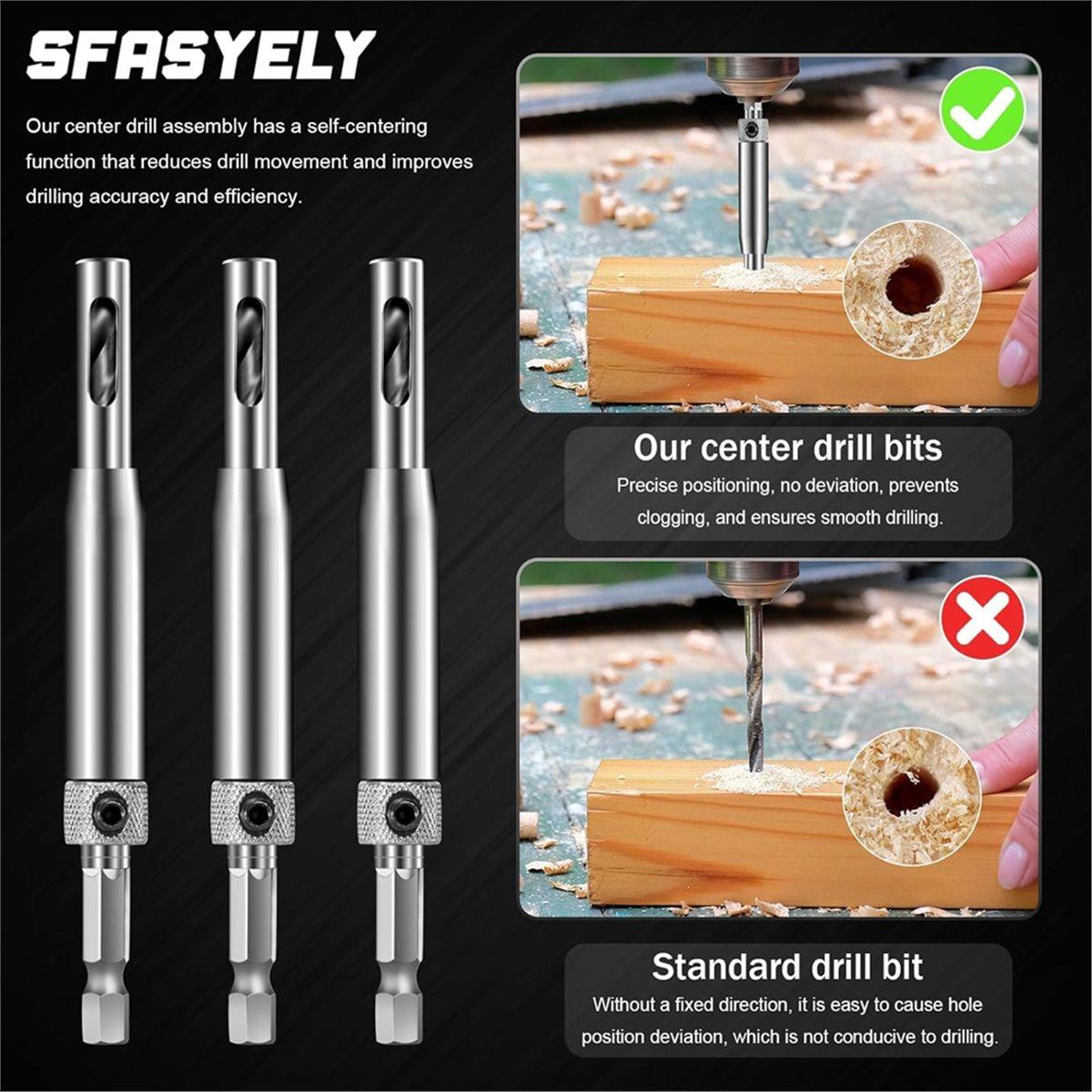 

Self Centering Drill Bit Set - 3/32 , 7/64 , 9/64 Self Centering Drill Bit for Woodworking Door & Window Installation China Mainland