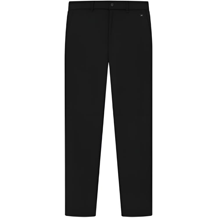 FILA Athletics Solid Woven Straight Leg Casual Pants Men bottoms Deep-Black A11M215811F-BK