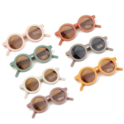 Summer Retro Round Kid Polarized Sunglasses UV 400 for Protection Child Sunglasses Holiday Outdoor