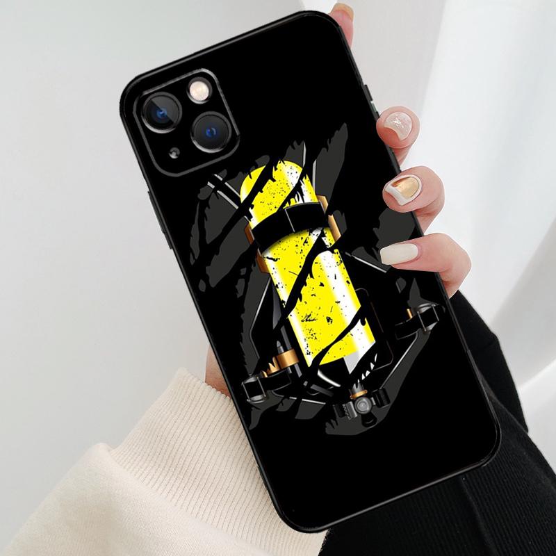 Firefighter Heroes Fireman Phone Case For iPhone 17 Pro Max 15 14 13 11 12 16 Pro Max mini 15 16 Plus 16e 17 Air Cover