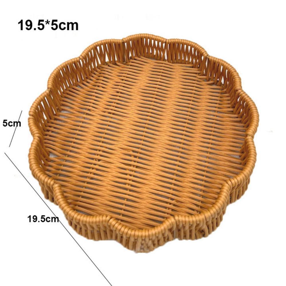 Tvrdost Chlebovník Ovoce Zelenina Košík Ručně pletený Ratanový košík