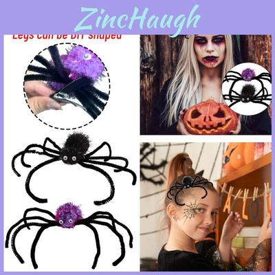 Halloween Spider Hair Clips Unique Diy Spider Leg Design Hair Accessories For Women And Girls