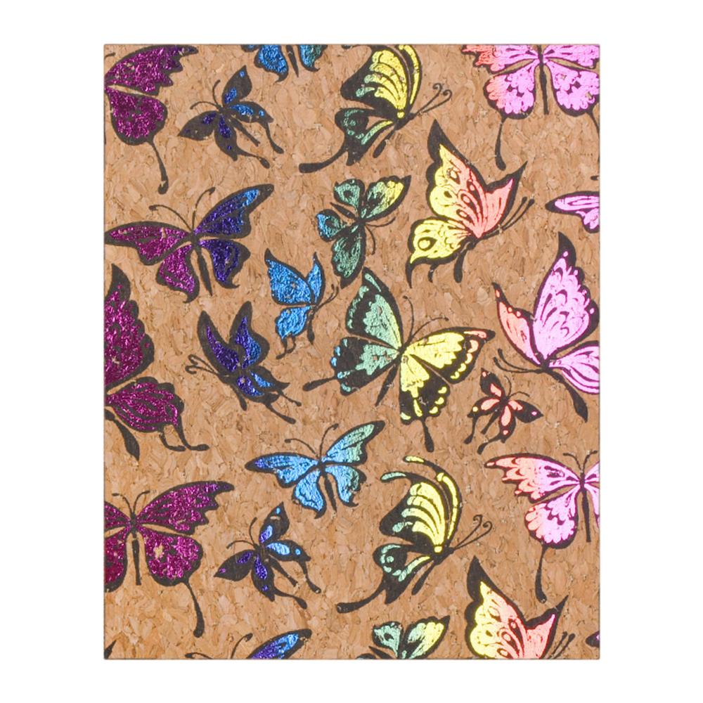 20x30/120cm Glitter Natural Cork Wood Leather Fabric Printed Colored Bow Craft Bag Shoes Sewing DIY Decor