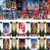 Christmas Door Curtain Background Door Decoration
