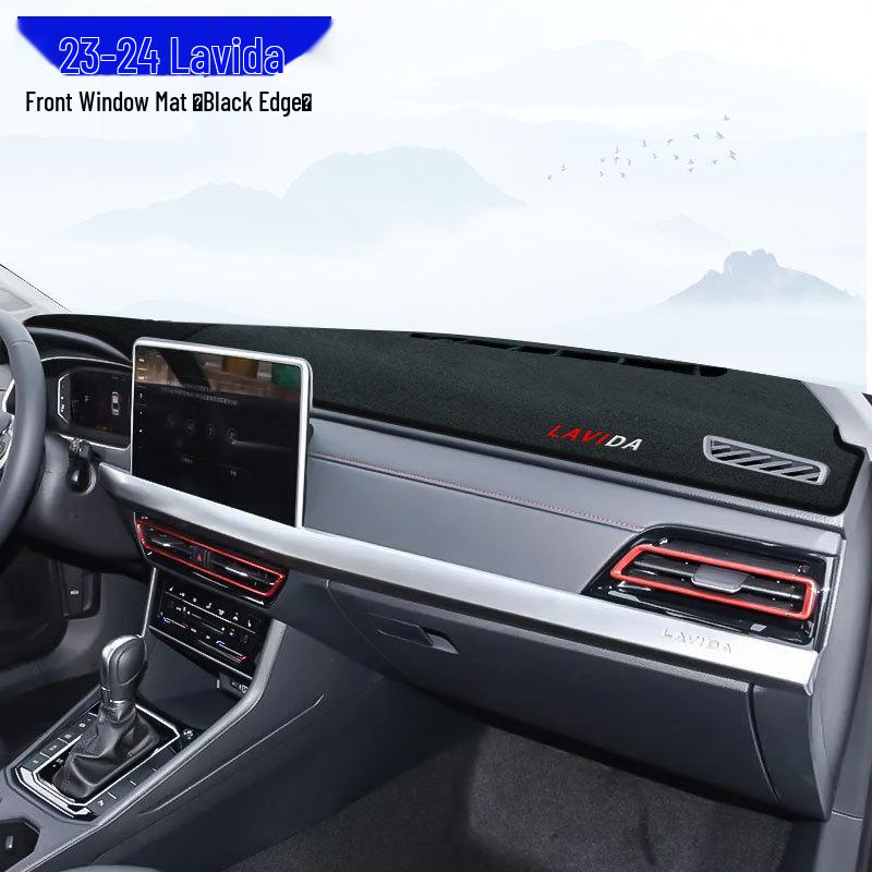 Volkswagen Lavida Dashboard Sunshade: Light-Blocking Console Pad for Interior Protection, Sharp Edition 24 Voyage.