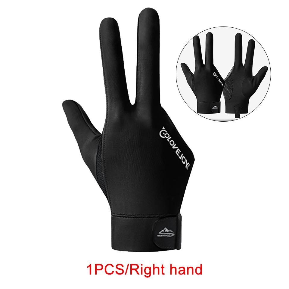 1 Pezzo Guanti da Biliardo Comodi Antiscivolo Snooker Indossare Guanti Dita Aperte Touch Screen Traspiranti e Leggeri Unisex