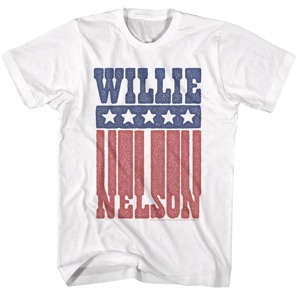 Willie Nelson American Logo Men T Shirt S