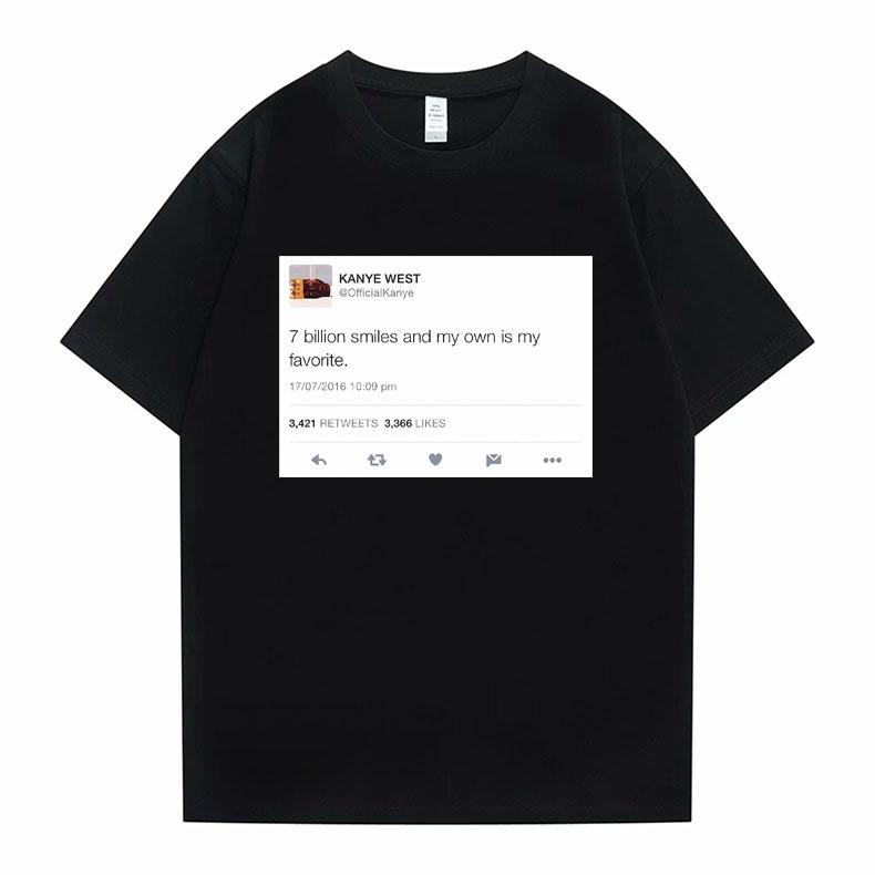 Funny Tweet Tshirt Hip Hop Kanye West Tshirts I Wanna Be Nice But Everyone Annoys Me T Shirt Summer Women Novelty Tshirts