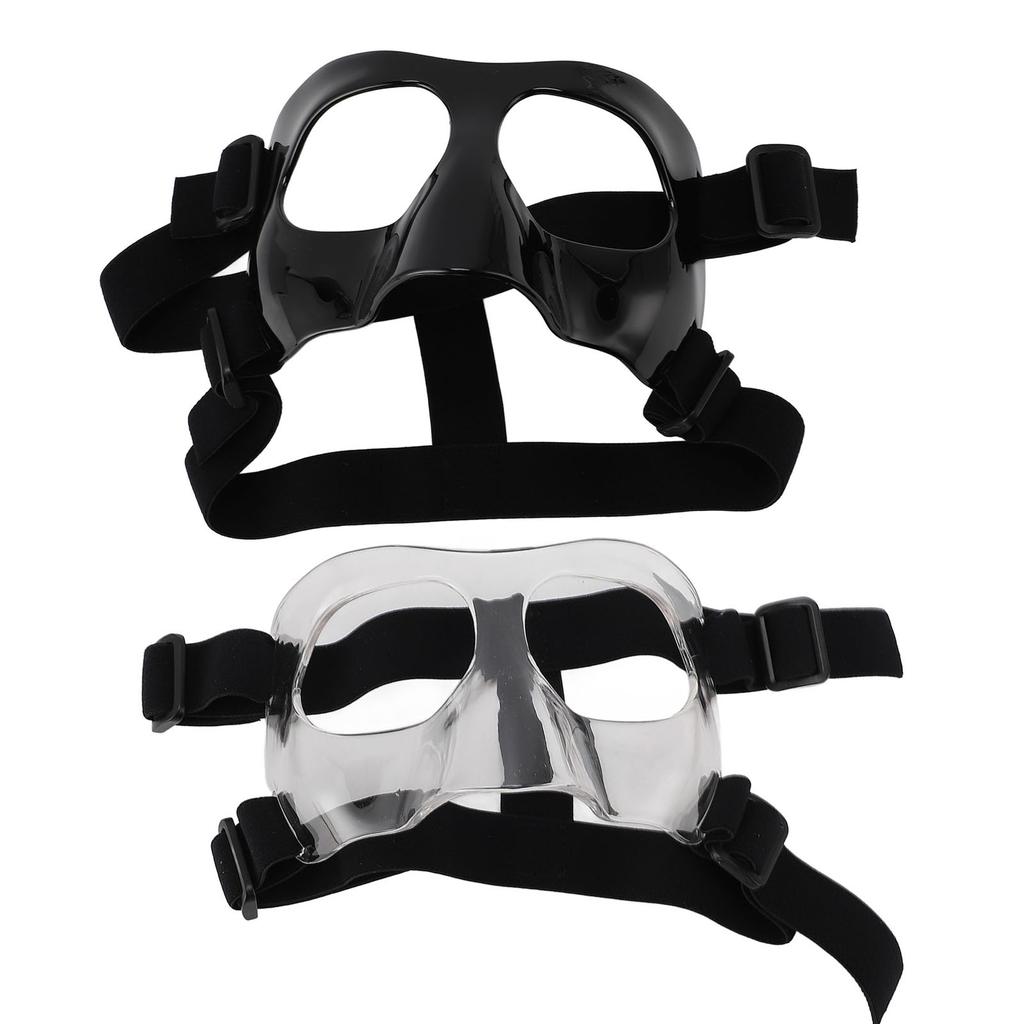 Sports Nose Guard Adjustable Clear Visibility Broken Nose Face Guard for Basketball Baseball Footbal