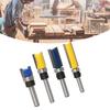 Woodworking Router Bit Set Cemented Carbide Flush Trim Router Bit Set with 6.35mm Shank