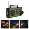 Portable Solar Hand Crank Emergency Radio FM/AM/SW Radio Featuring Flashlights SOS Alarm And Mobile Charging Device