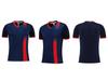 Custom Quick-Dry Polyester Football Jersey Short Sleeve Team Kit with Logo