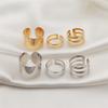 Korean Fashion Jewelry: Master's Sun Open Knuckle Rings Set – Three-Piece for Women