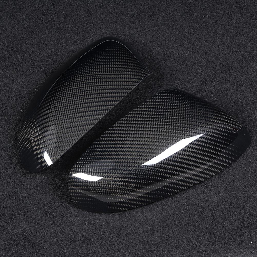 2pcs Carbon Fiber Rearview Mirror Housing Cover Fits for Mazda RX8 20012010