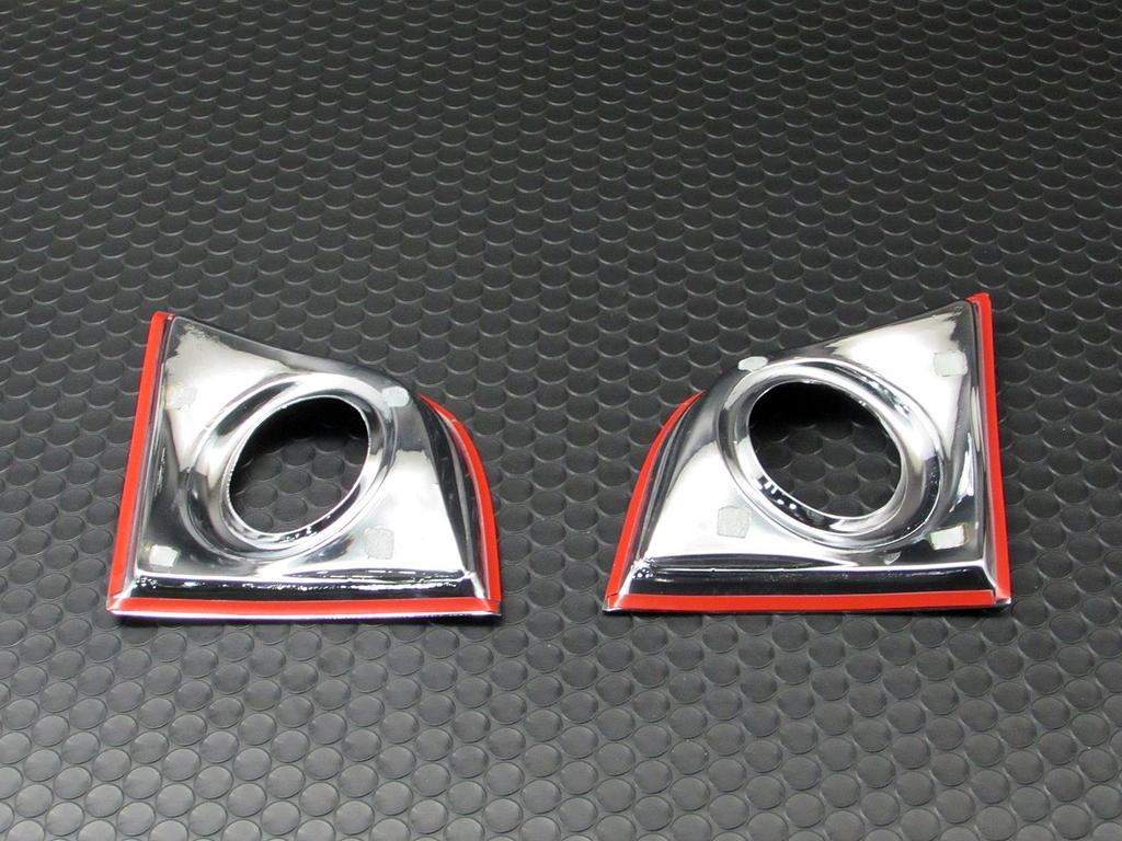 BRIGHTZ Chrome Fog Light Type for Wagon R MH22S Compatible with MH and 22 Wagon and Wagon R Covers, A, (FOG-COV-199), MH22, H22, R, Owl, (Part Number