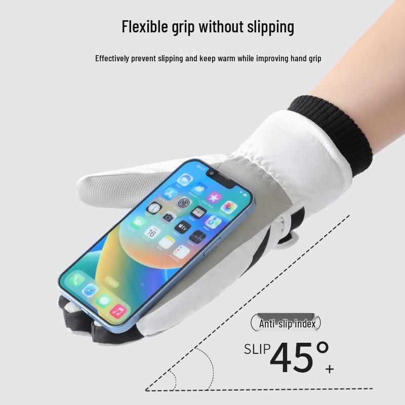 Ankerai Unisex Winter Waterproof Insulated Ski & Riding Gloves