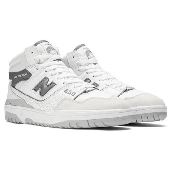 New Balance 650R White Dark Grey - BB650RWE