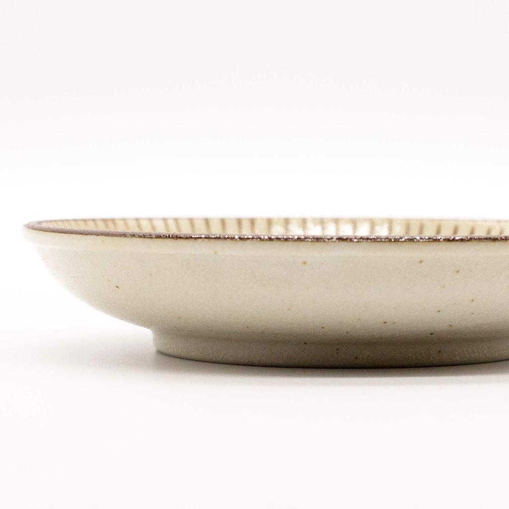 Mino Ware Small Plates, Diameter Approx. 13cm, Set of 5, Mino Folk Art, Made In Japan 507-17