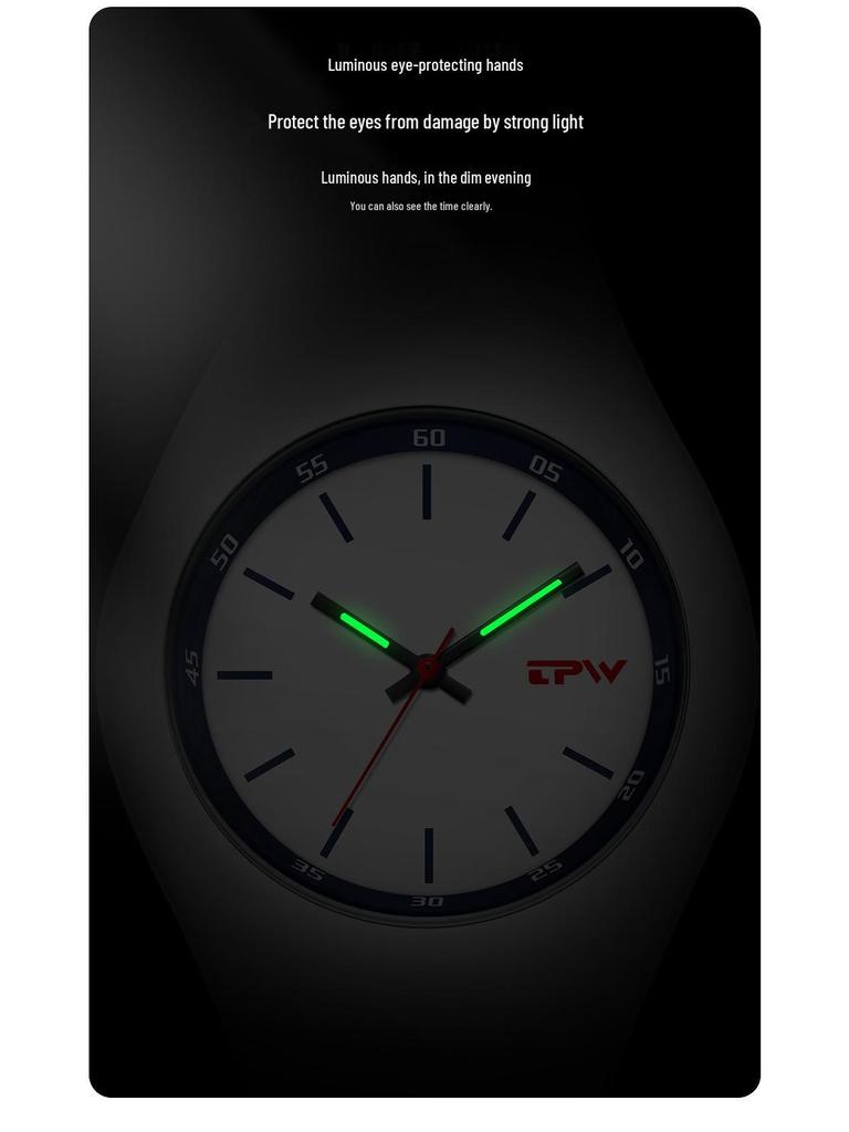 Orologio da polso al quarzo versatile da donna con cinturino in silicone - Ideale per ragazze, studenti, coppie e influencer di TikTok