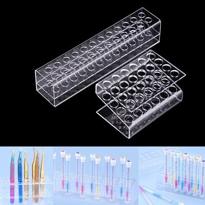 Acryl Stift Stand Stift Halter Schreibwaren Display Stand Make-Up Augenbrauen Stift Halter Reagenzglas Rack