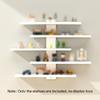 5-Tier Adjustable Building Blocks Collectibles Modern Home Decor Wall-Mounted Display Shelf for Action Figures Blind Box Doll