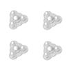 4pcs Self-Adhesive Universal Pulley Heavy Duty Swivel Casters Mute Universal Wheel  Cabinet