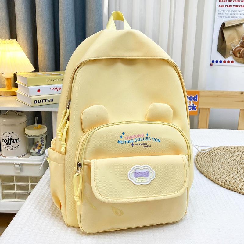High-value college style, fresh and sweet, high-capacity backpack for primary and secondary school students