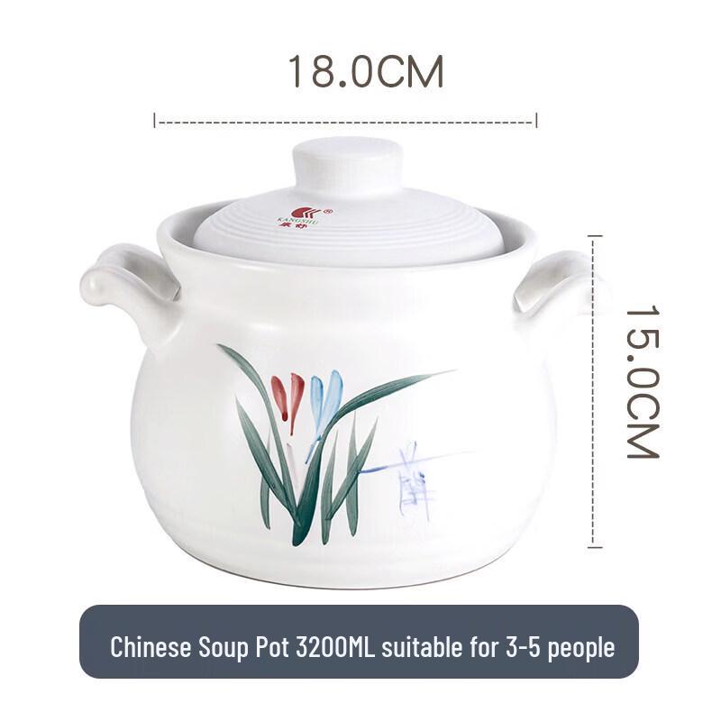 Qiwei Ceramic High-Temperature Casserole Pot
