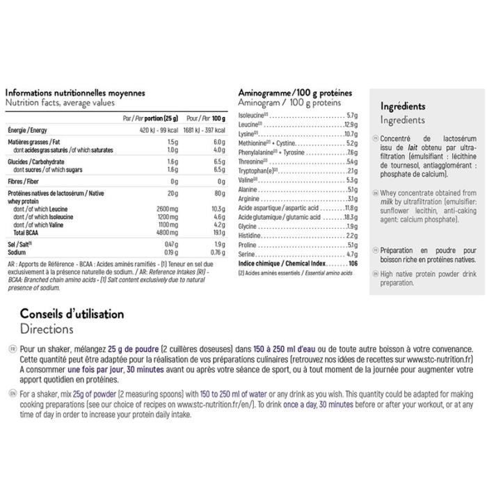 STC Nutrition Pure Whey Nature Doypack 500g