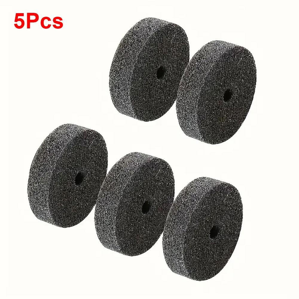 1/5Pcs 3" Buffer Wheel Fiber Abrasive Wheel New Polishing Wheel for Benchtop Buffers and Grinders