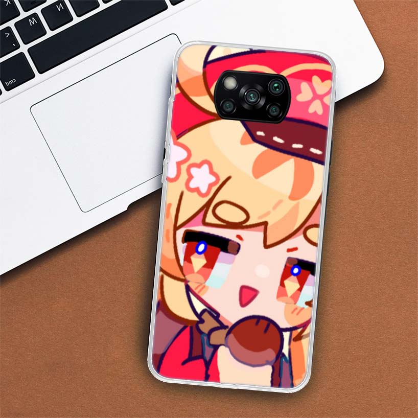 Genshin Impact Cute Phone Case For Xiaomi Poco F7 Ultra X7 X6 Pro X5 Redmi 15 15C 13 13C 12 12C 10 10A 10C 9 9A 9C 9T Shell Poco