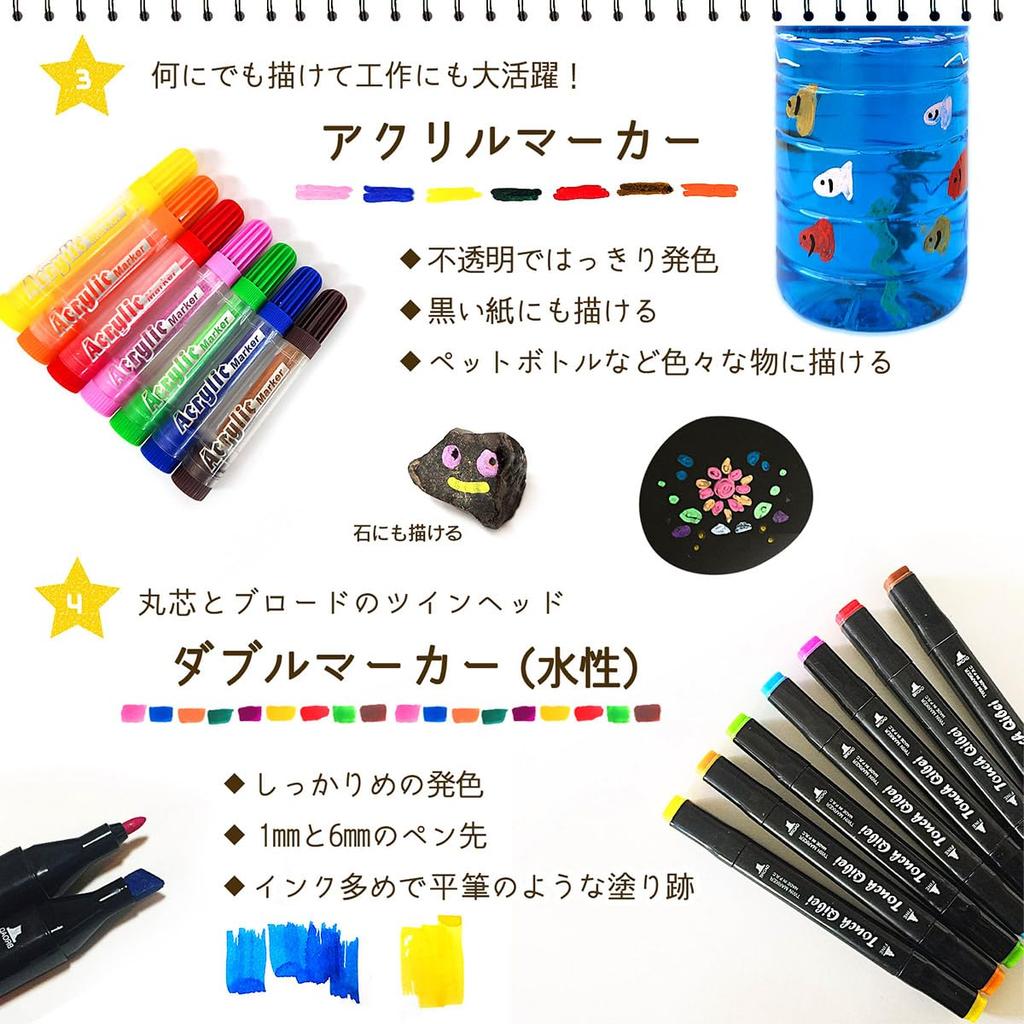 Free Gift Wrapping Carefully Selected by Japanese Small and HANAUMI Drawing Colored Art Drawing Drawing Drawing Ages Elementary School Birthday