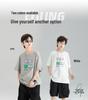 Boys' Trendy Korean Style Cartoon T-Shirt - Casual Loose Fit, Short Sleeve Summer Top