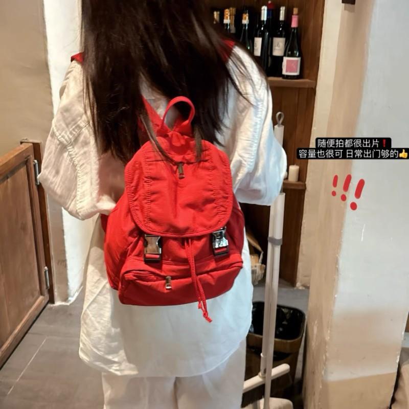 Schoolbag Korea ins Mini Backpack Women's Travel Lightweight Waterproof Backpack Nylon Casual Commuter Backpack