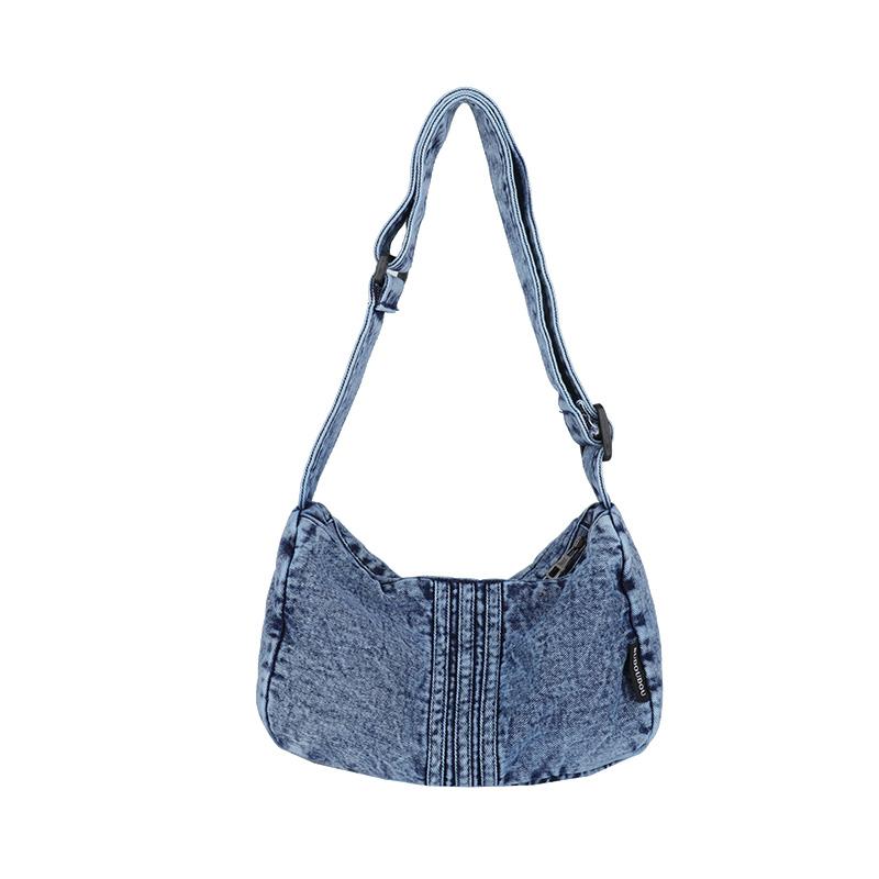 Denim Bag Women's Crossbody Bag Large Capacity Commuter Shoulder Bag