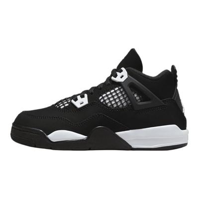 Air 4 Retro PS White Thunder Kids Sneakers Black FV4537-001