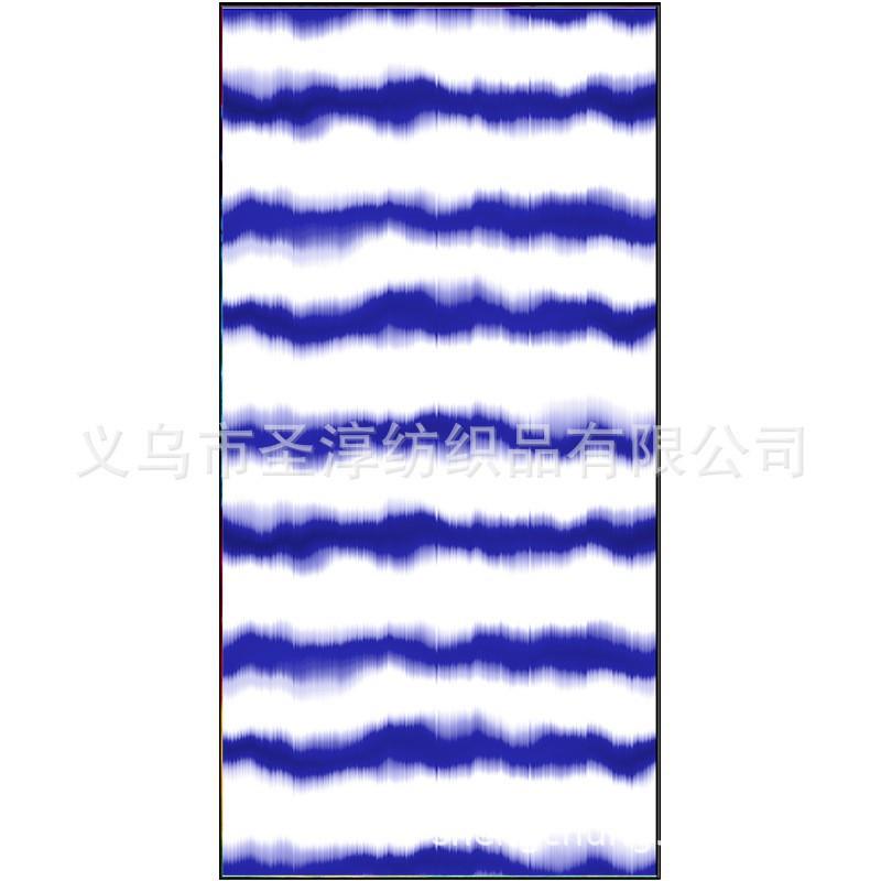 Ultra Absorbent Microfiber Beach Towel 70x140cm Printed Double-Sided Plush Travel Pool Spa Gym Hotel Use