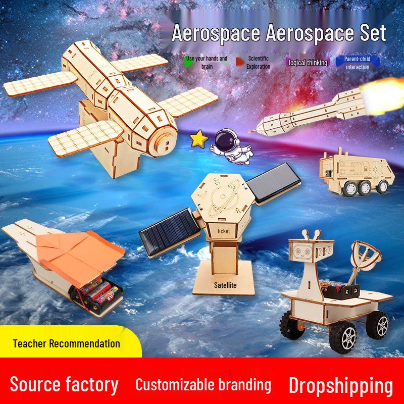 Aerospace Model Handmade with Aviation Technology for Science Experiments - Educational Toy for Primary School Students