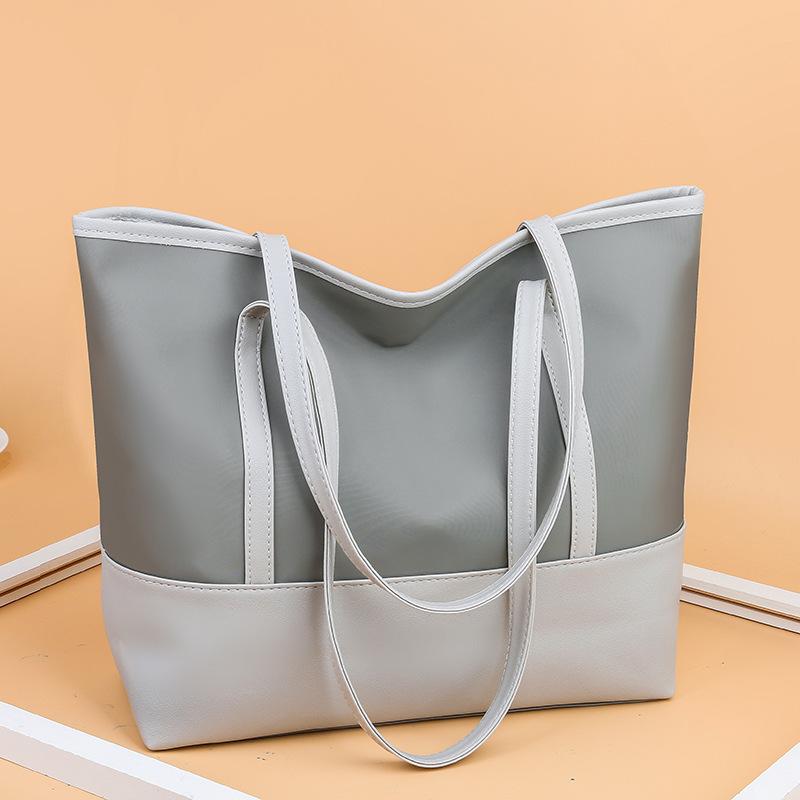 Women's Bag New Shoulder Bag Fashionable and Simple Oxford Buttot Bag Large Capacity Mother Shopping Bag Bag Women