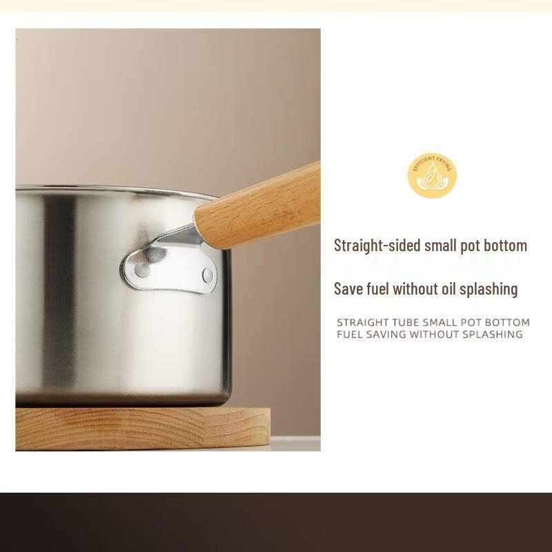 Wu Tuo 304 Stainless Steel Milk Pot & Fryer