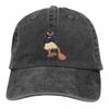Casquette de Baseball Pingu Colérique Style Unisexe Noot Noot Mignonne Jean Délavé Usé Casquettes Casquette Vintage Extérieur Course à Pied Golf Casquette Snapback