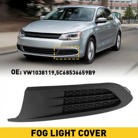For 2011-2014 VW JETTA LEFT Front Bumper Fog Light Lamp Replacement BEZEL COVER