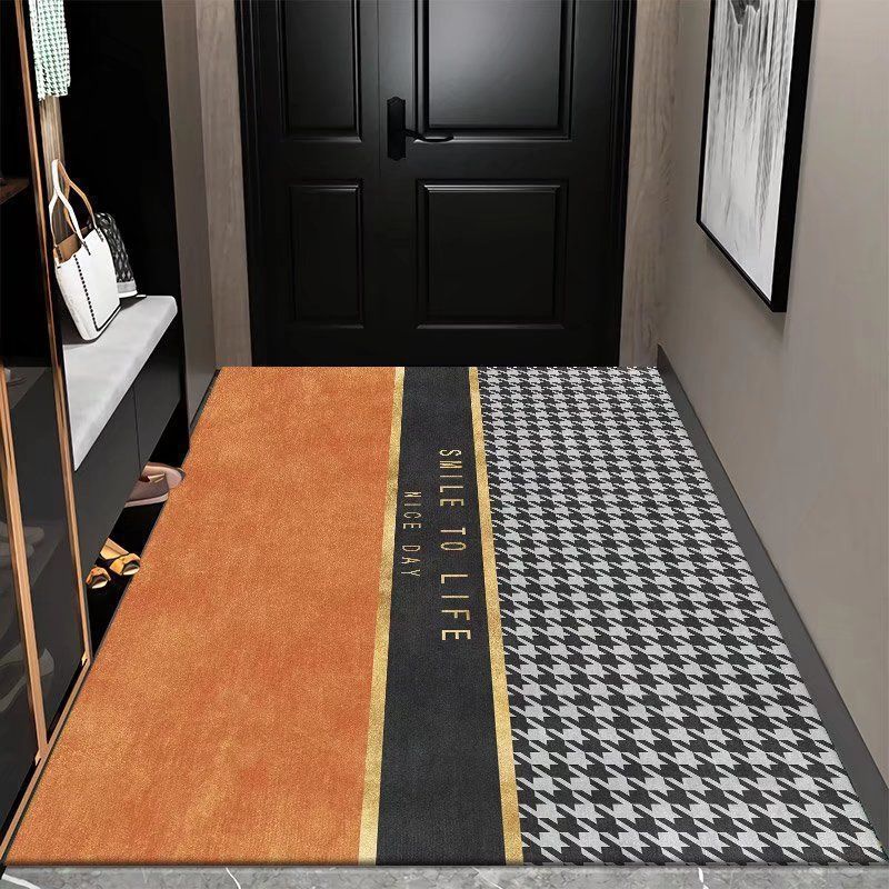 Entrance Mat Foyer Bathroom Non Slip Foot Pad Bedroom Dirt Resistant Living Room Carpet