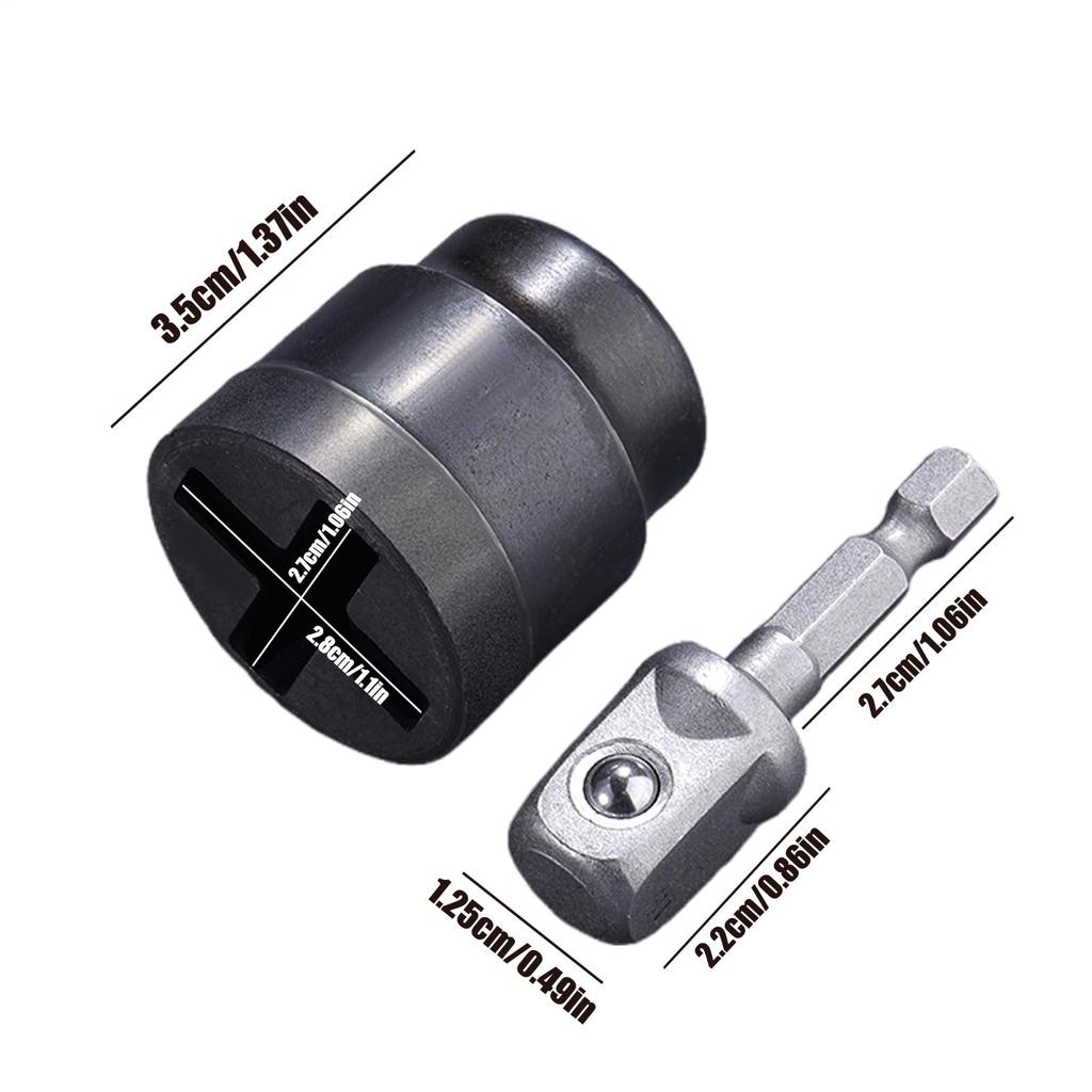 Trailer Jack Drill Adapter | RV Jack Socket Auto Repair Accessories for Truck Garage Workshop