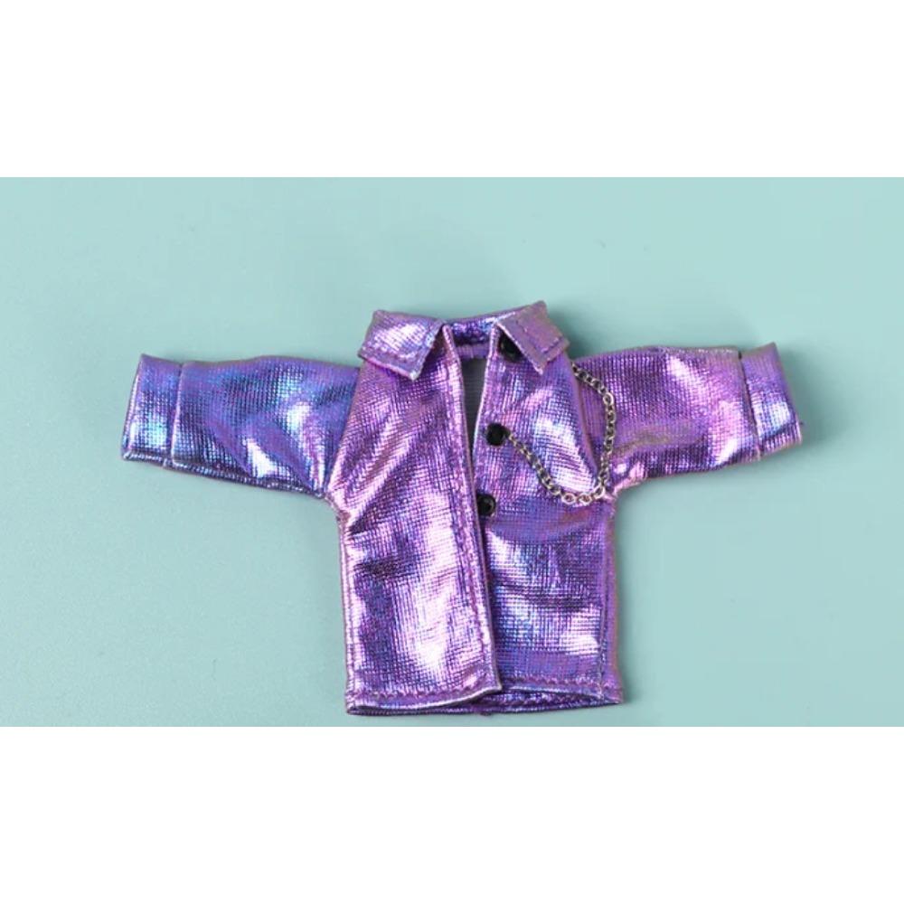 OB11 Baby Accessories Clothes for Baby Laser Bar Sets T-Shirts Jackets and Jeans Furniture for Dolls 1/12 Cool Anime Toys