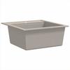 Évier de cuisine - VIDAXL - Beige - Granit - Rectangulaire - 1 bac profond